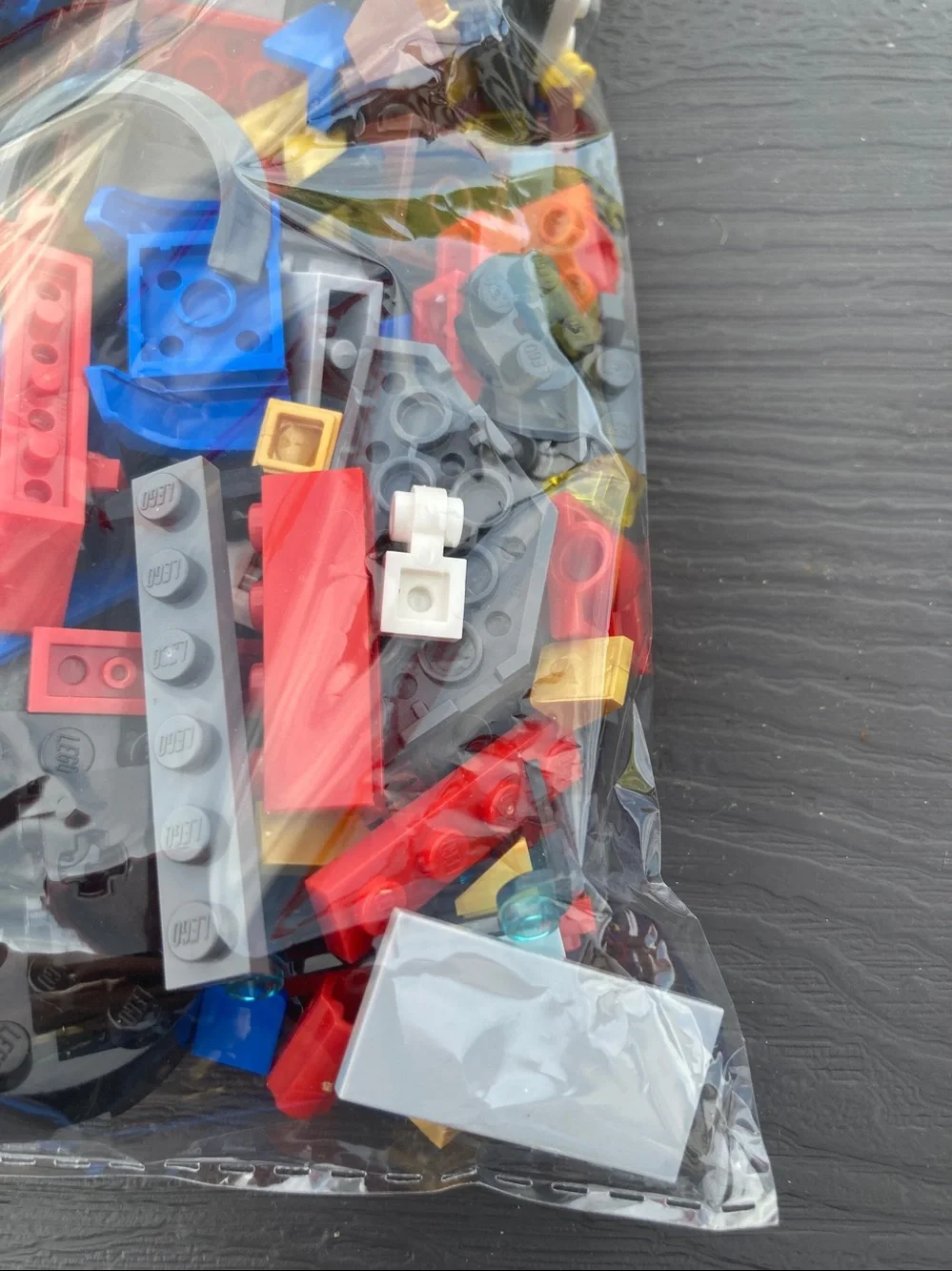 Lego pieces Various colors sizes quart size bag